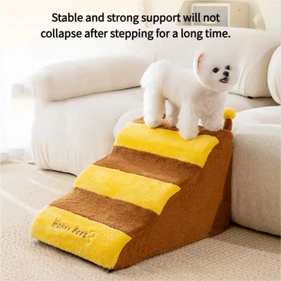 Cute Dog Stairs: Pet Steps for Beds and Sofas